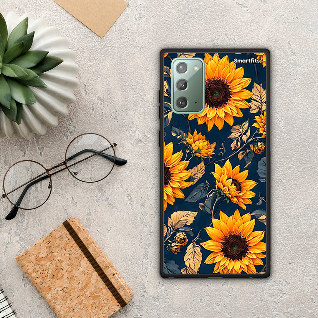 Autumn Sunflowers - Samsung Galaxy Note 20 Case