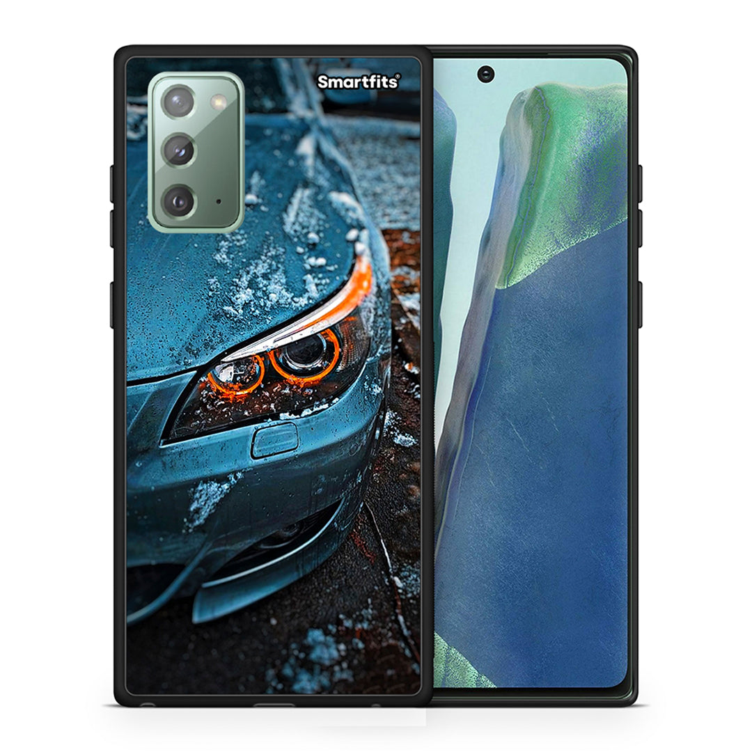 Θήκη Samsung Note 20 Bmw E60 από τη Smartfits με σχέδιο στο πίσω μέρος και μαύρο περίβλημα | Samsung Note 20 Bmw E60 case with colorful back and black bezels