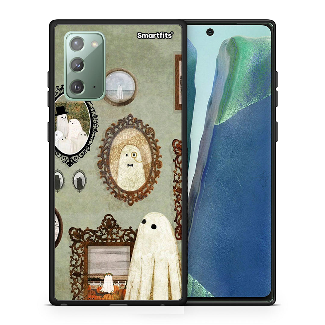 Θήκη Samsung Note 20 Halloween Ghost Season από τη Smartfits με σχέδιο στο πίσω μέρος και μαύρο περίβλημα | Samsung Note 20 Halloween Ghost Season case with colorful back and black bezels