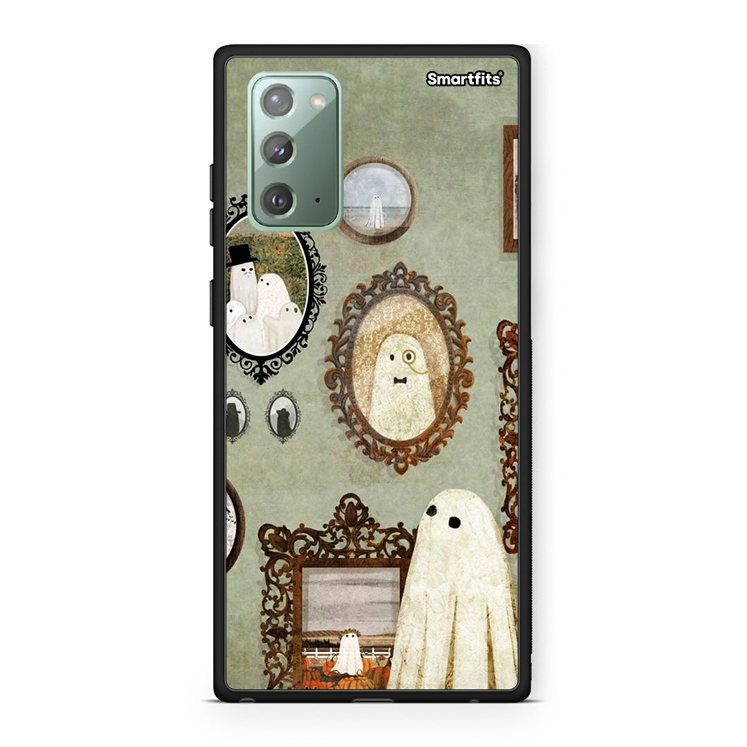 Samsung Note 20 Halloween Ghost Season Θήκη από τη Smartfits με σχέδιο στο πίσω μέρος και μαύρο περίβλημα | Smartphone case with colorful back and black bezels by Smartfits