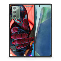 Thumbnail for Θήκη Samsung Note 20 Spider Hand από τη Smartfits με σχέδιο στο πίσω μέρος και μαύρο περίβλημα | Samsung Note 20 Spider Hand case with colorful back and black bezels