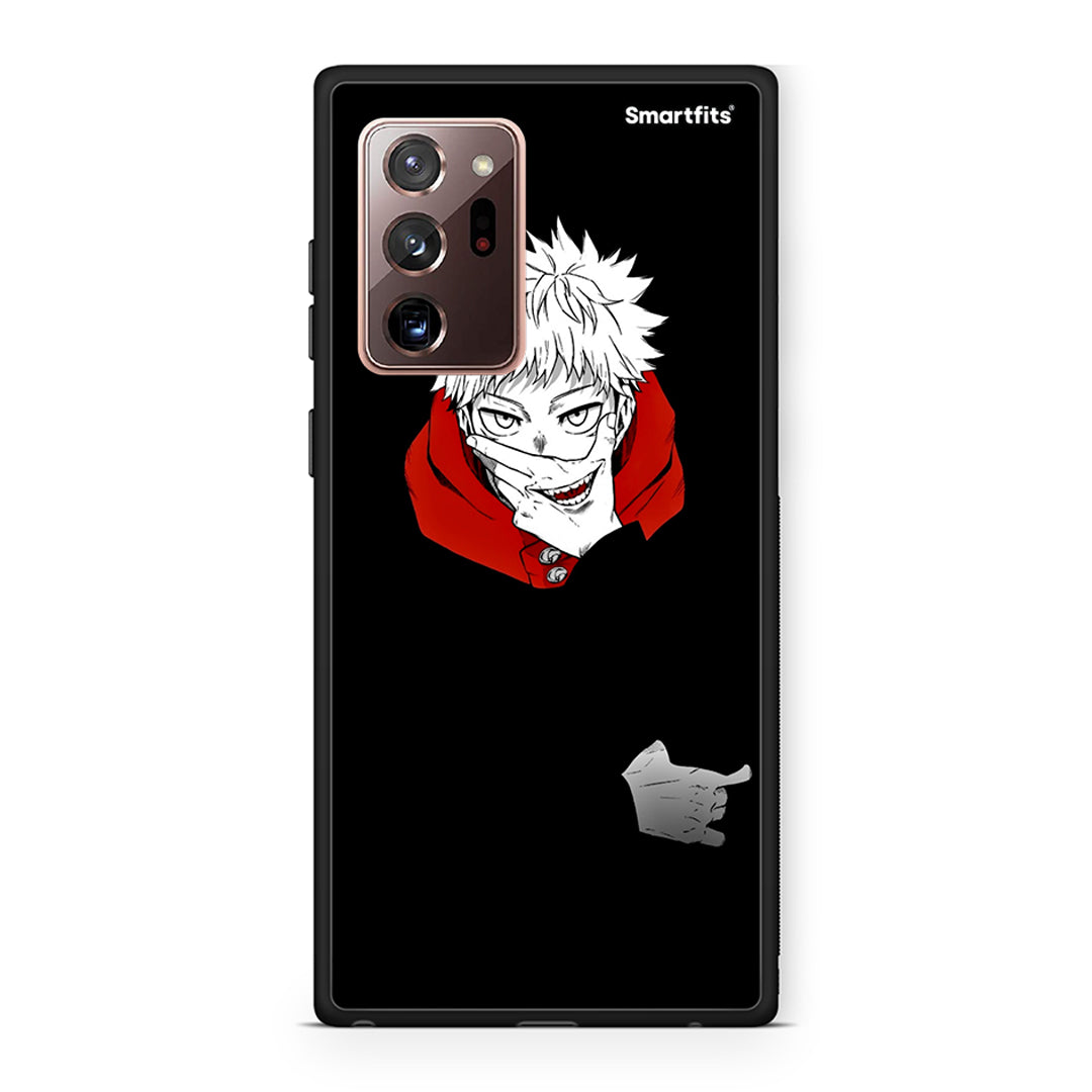 Samsung Note 20 Ultra Itadori Anime θήκη από τη Smartfits με σχέδιο στο πίσω μέρος και μαύρο περίβλημα | Smartphone case with colorful back and black bezels by Smartfits