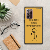 Thumbnail for My Password - Samsung Galaxy Note 20 Ultra Case