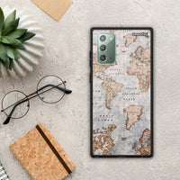 Thumbnail for World Map - Samsung Galaxy Note 20 Case