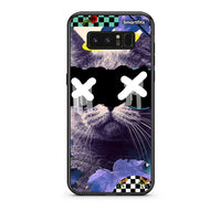 Thumbnail for samsung note 8 Cat Collage θήκη από τη Smartfits με σχέδιο στο πίσω μέρος και μαύρο περίβλημα | Smartphone case with colorful back and black bezels by Smartfits