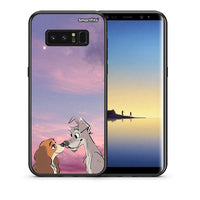 Thumbnail for Θήκη Samsung Note 8 Lady And Tramp από τη Smartfits με σχέδιο στο πίσω μέρος και μαύρο περίβλημα | Samsung Note 8 Lady And Tramp case with colorful back and black bezels