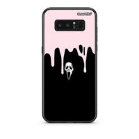 Thumbnail for samsung note 8 Melting Halloween Mask Θήκη από τη Smartfits με σχέδιο στο πίσω μέρος και μαύρο περίβλημα | Smartphone case with colorful back and black bezels by Smartfits