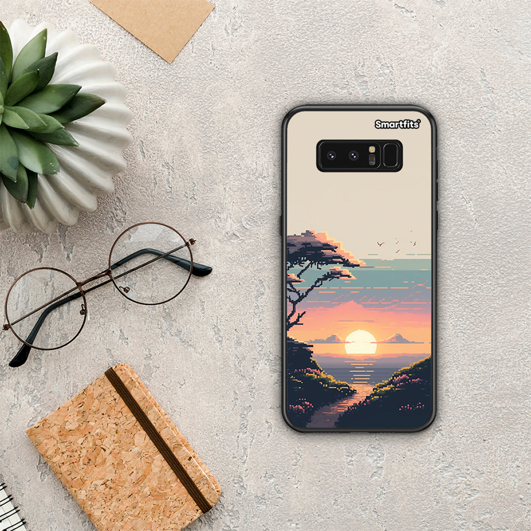 Pixel Sunset - Samsung Galaxy Note 8 case