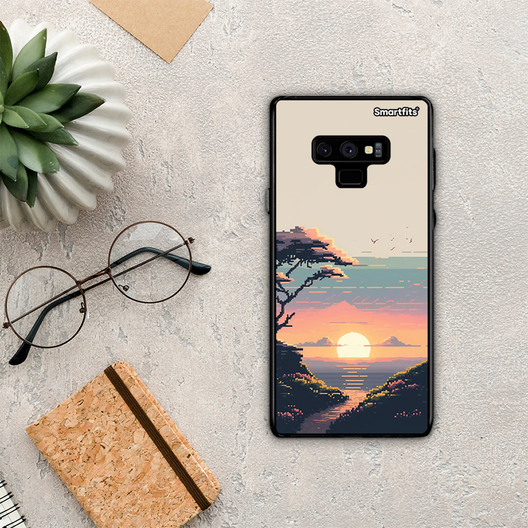 Pixel Sunset - Samsung Galaxy Note 9 case