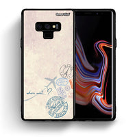 Thumbnail for Θήκη Samsung Note 9 Where Next από τη Smartfits με σχέδιο στο πίσω μέρος και μαύρο περίβλημα | Samsung Note 9 Where Next case with colorful back and black bezels