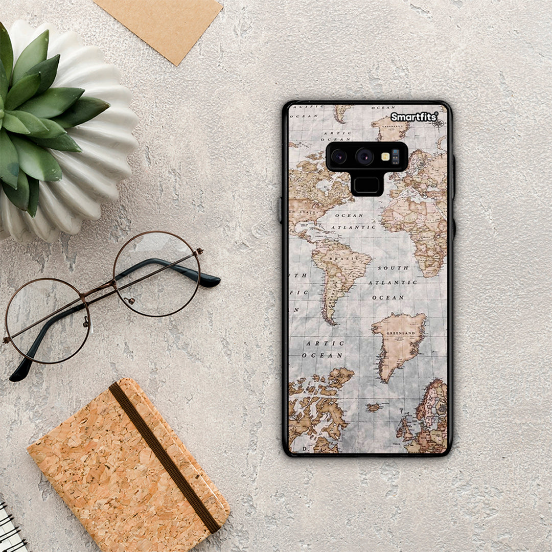 World Map - Samsung Galaxy Note 9 case