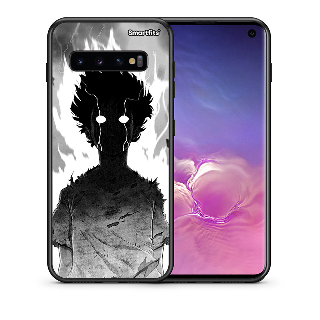 Θήκη Samsung S10 Anime Boy από τη Smartfits με σχέδιο στο πίσω μέρος και μαύρο περίβλημα | Samsung S10 Anime Boy case with colorful back and black bezels