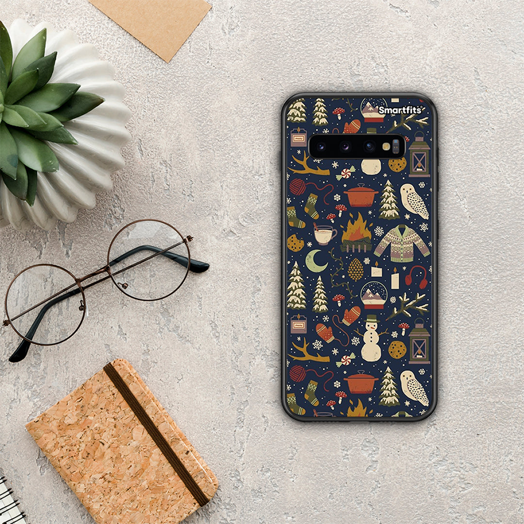 Christmas Elements - Samsung Galaxy S10+ case