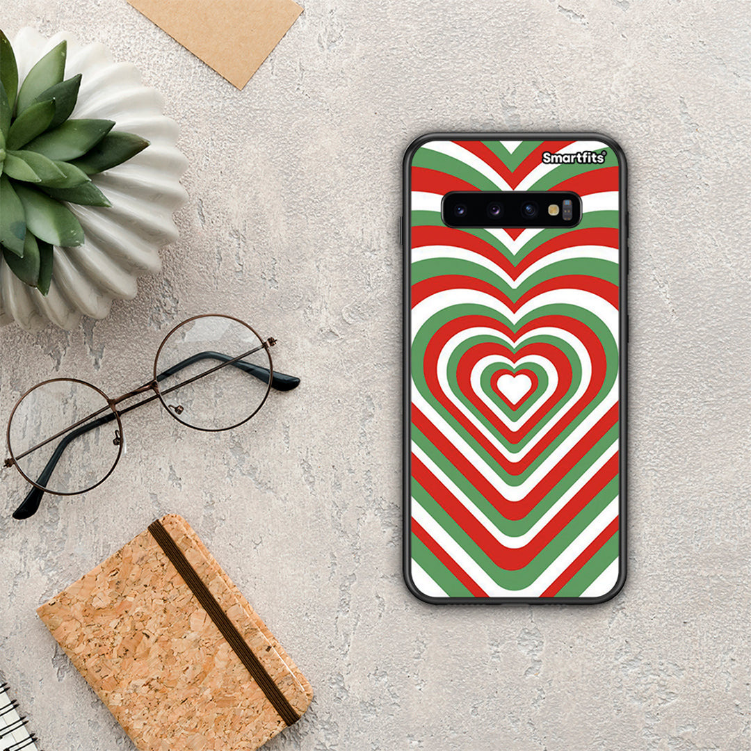 Christmas Hearts - Samsung Galaxy S10+ case