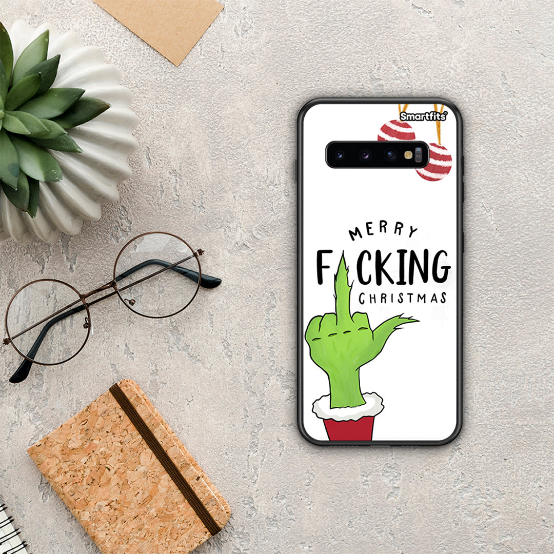 Merry F Xmas - Samsung Galaxy S10+ case