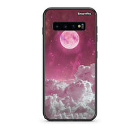 Thumbnail for samsung s10 plus Pink Moon Θήκη από τη Smartfits με σχέδιο στο πίσω μέρος και μαύρο περίβλημα | Smartphone case with colorful back and black bezels by Smartfits