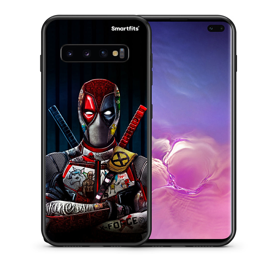 Θήκη Samsung S10+ Funny Guy από τη Smartfits με σχέδιο στο πίσω μέρος και μαύρο περίβλημα | Samsung S10+ Funny Guy case with colorful back and black bezels