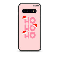 Thumbnail for samsung s10 plus Xmas Ho Ho Ho θήκη από τη Smartfits με σχέδιο στο πίσω μέρος και μαύρο περίβλημα | Smartphone case with colorful back and black bezels by Smartfits