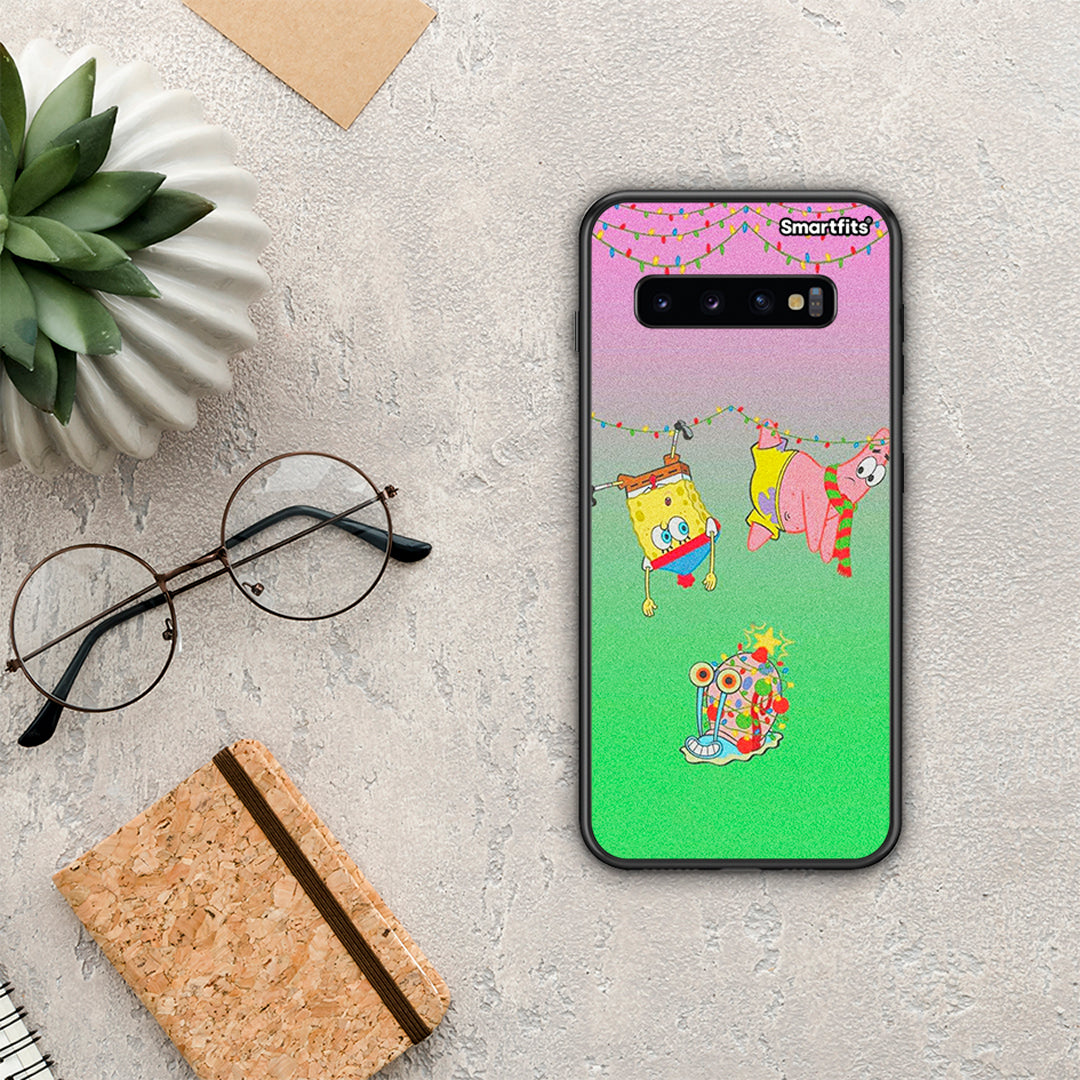 Xmas Lights - Samsung Galaxy S10+ case