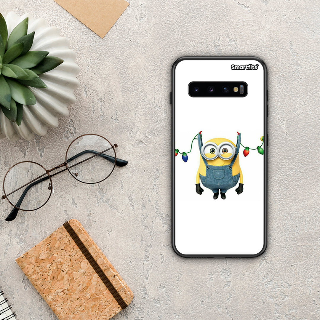 Xmas Minion Lights - Samsung Galaxy S10+ case