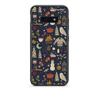 Thumbnail for samsung s10e Christmas Elements θήκη από τη Smartfits με σχέδιο στο πίσω μέρος και μαύρο περίβλημα | Smartphone case with colorful back and black bezels by Smartfits