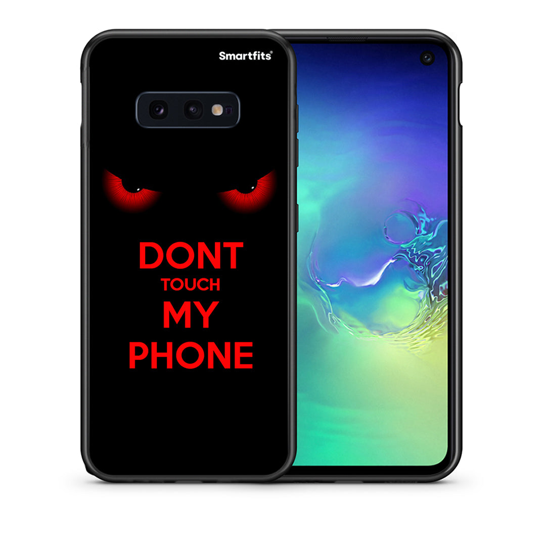 Θήκη Samsung S10e Touch My Phone από τη Smartfits με σχέδιο στο πίσω μέρος και μαύρο περίβλημα | Samsung S10e Touch My Phone case with colorful back and black bezels