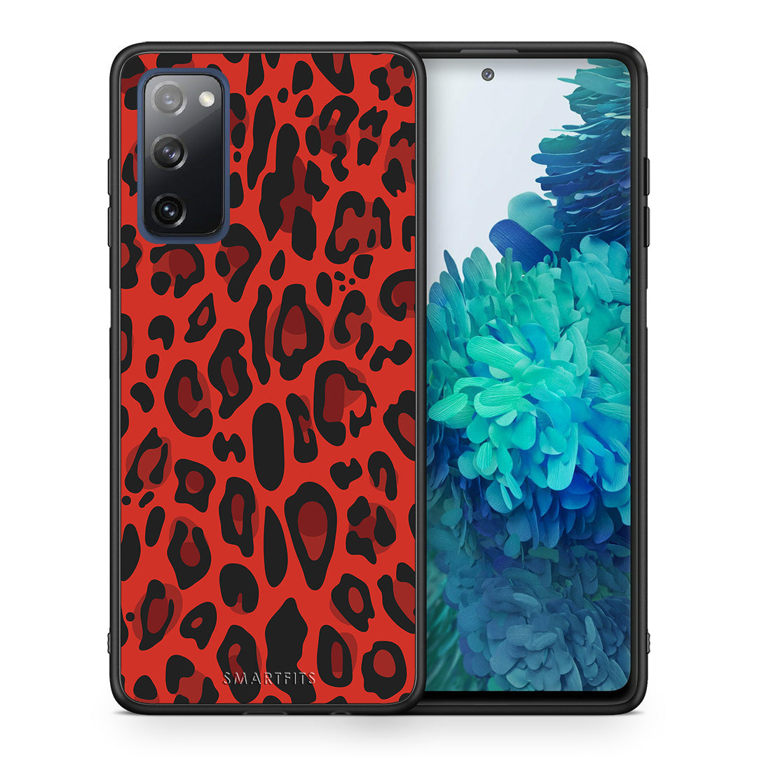 Animal Red Leopard - Samsung Galaxy S20 FE case