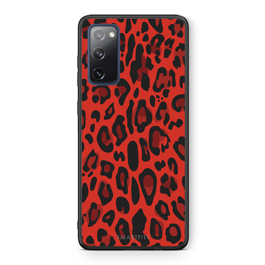 Animal Red Leopard - Samsung Galaxy S20 FE case