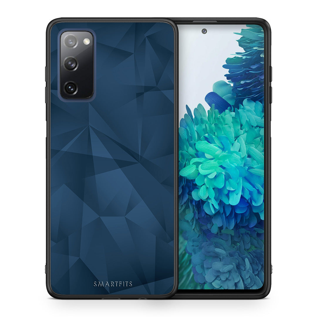 Geometric Blue Abstract - Samsung Galaxy S20 FE case