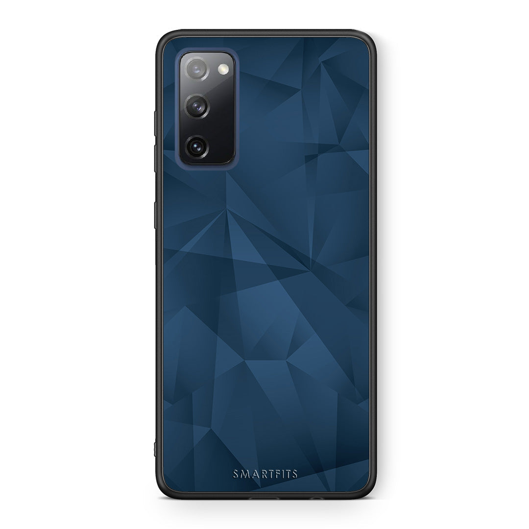 Geometric Blue Abstract - Samsung Galaxy S20 Fe case