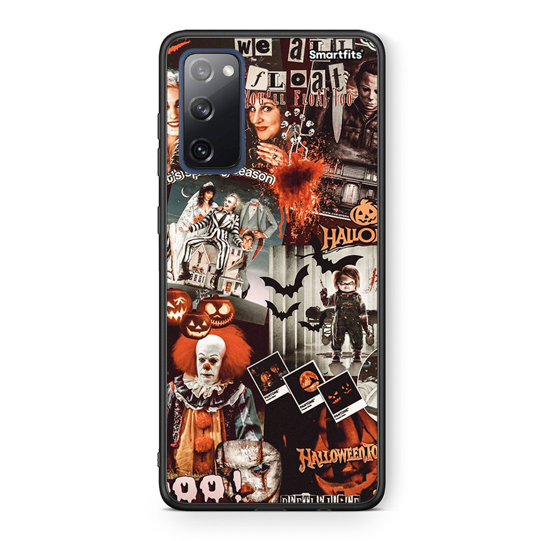 Θήκη Samsung S20 FE Halloween Spooky Season από τη Smartfits με σχέδιο στο πίσω μέρος και μαύρο περίβλημα | Samsung S20 FE Halloween Spooky Season case with colorful back and black bezels