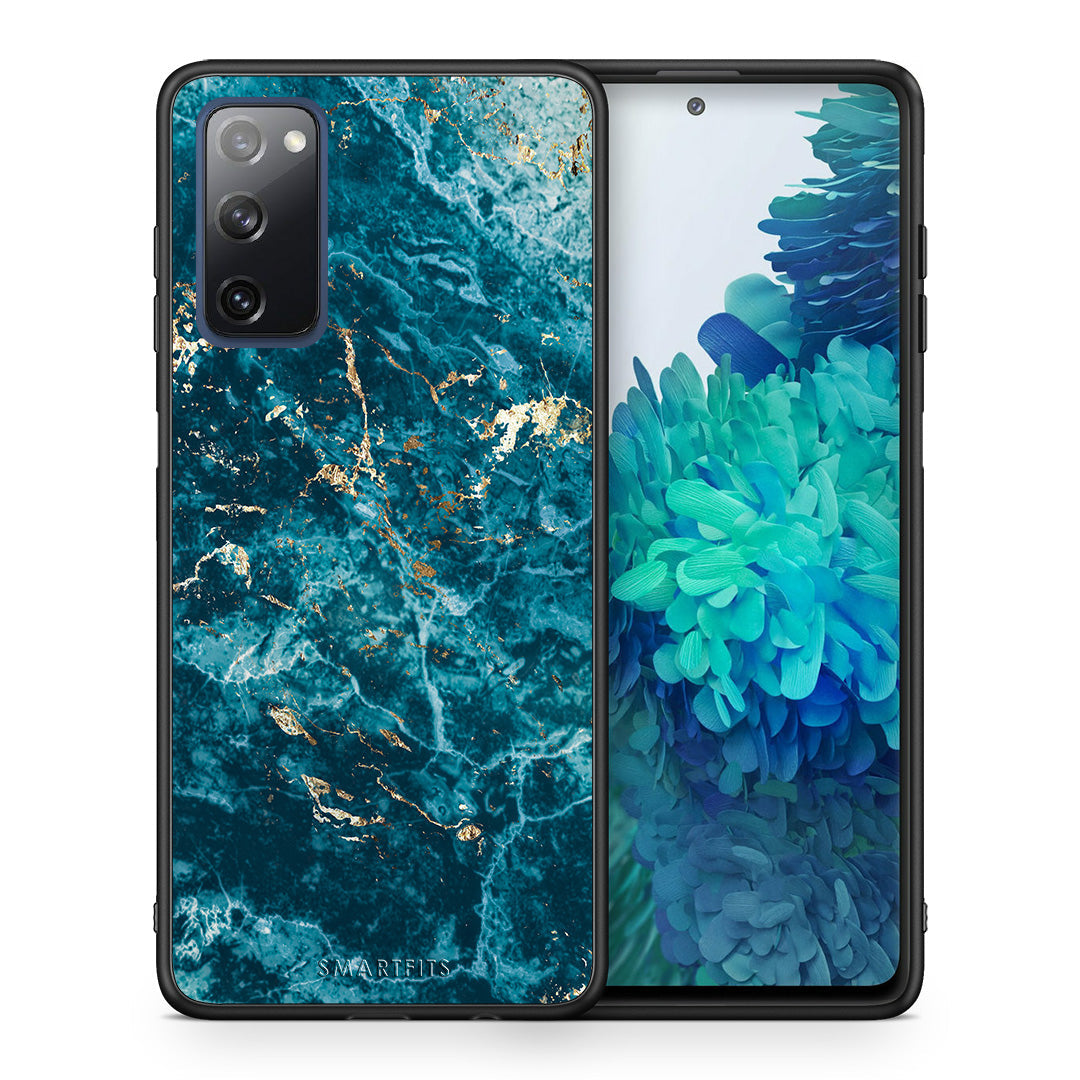 Marble Blue - Samsung Galaxy S20 FE θήκη