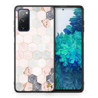 Thumbnail for Marble Hexagon Pink - Samsung Galaxy S20 FE case