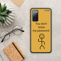 Thumbnail for My Password - Samsung Galaxy S20 FE θήκη