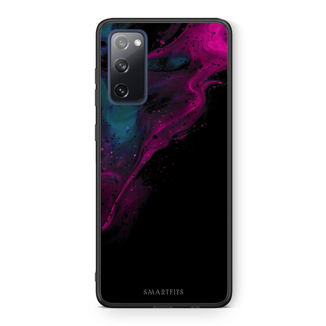 Watercolor Pink Black - Samsung Galaxy S20 FE case