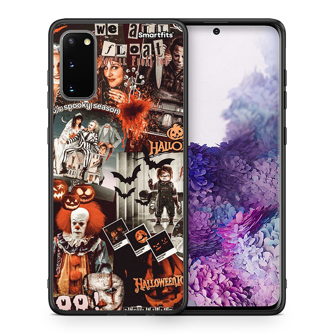 Θήκη Samsung S20 Halloween Spooky Season από τη Smartfits με σχέδιο στο πίσω μέρος και μαύρο περίβλημα | Samsung S20 Halloween Spooky Season case with colorful back and black bezels