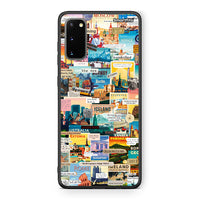Thumbnail for Samsung S20 Live To Travel θήκη από τη Smartfits με σχέδιο στο πίσω μέρος και μαύρο περίβλημα | Smartphone case with colorful back and black bezels by Smartfits