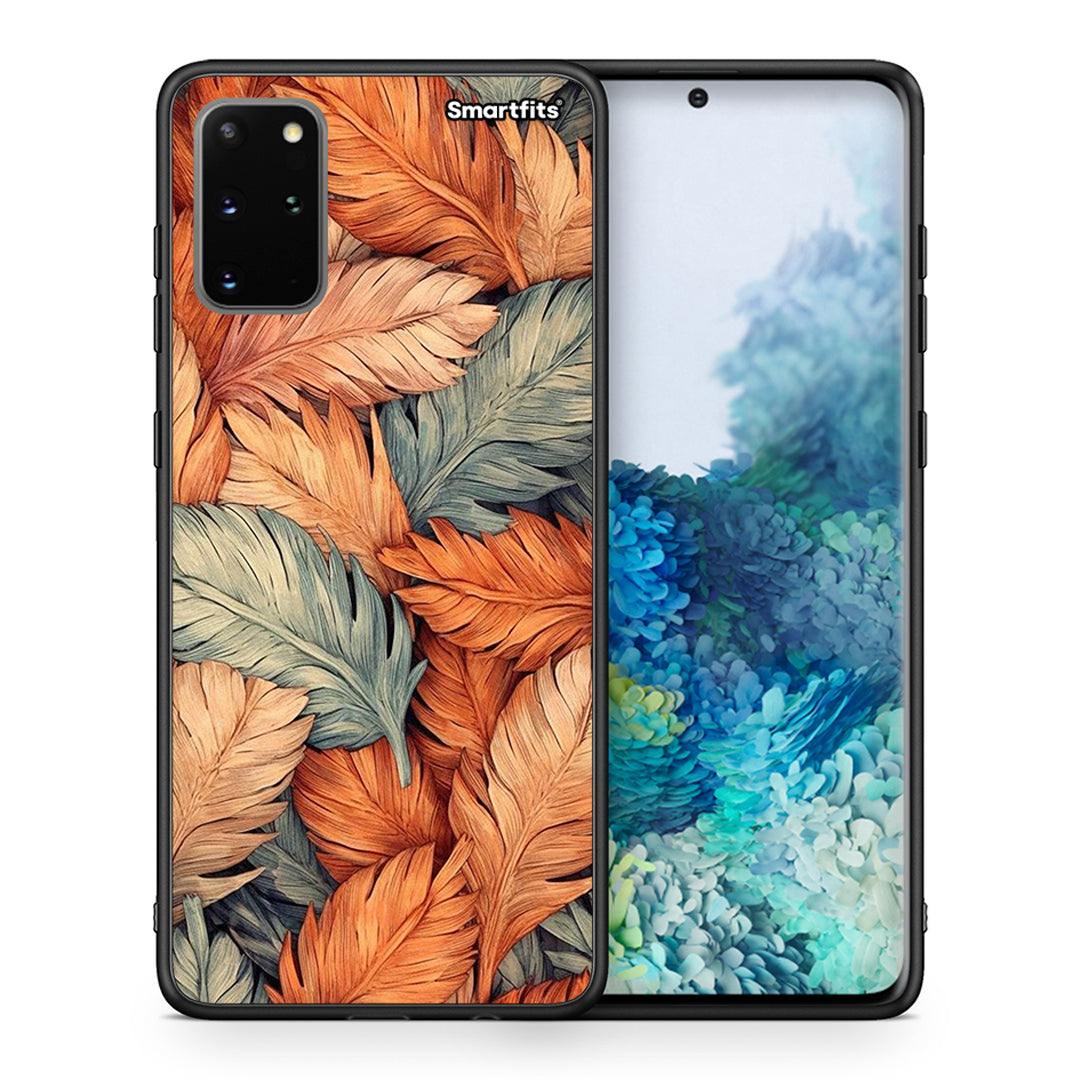 Θήκη Samsung S20 Plus Autumn Leaves από τη Smartfits με σχέδιο στο πίσω μέρος και μαύρο περίβλημα | Samsung S20 Plus Autumn Leaves case with colorful back and black bezels