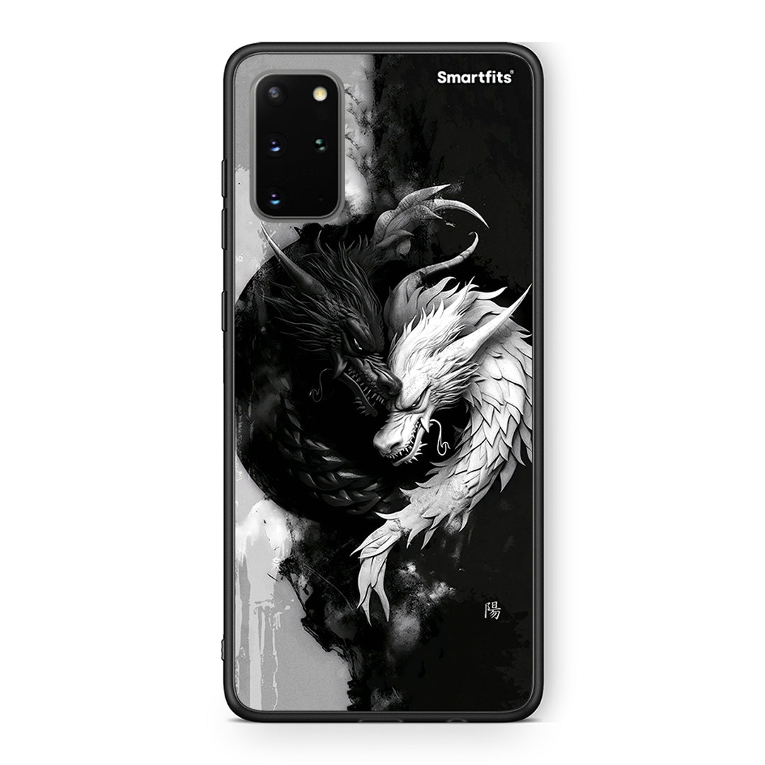 Samsung S20 Plus Yin Yang Θήκη από τη Smartfits με σχέδιο στο πίσω μέρος και μαύρο περίβλημα | Smartphone case with colorful back and black bezels by Smartfits