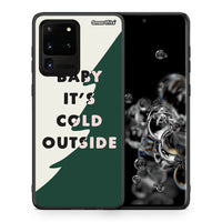 Thumbnail for Θήκη Samsung S20 Ultra Cold Outside από τη Smartfits με σχέδιο στο πίσω μέρος και μαύρο περίβλημα | Samsung S20 Ultra Cold Outside case with colorful back and black bezels