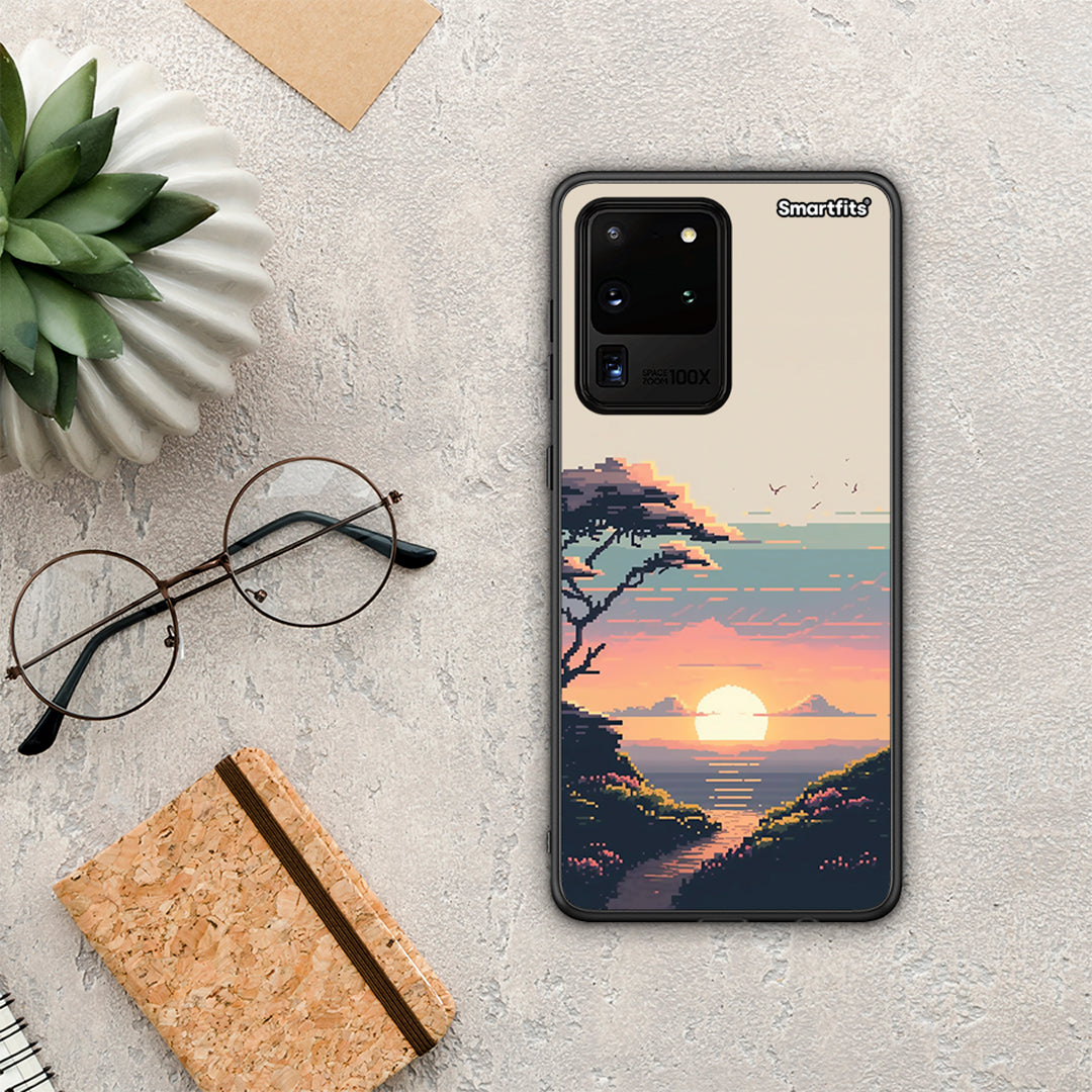 Pixel Sunset - Samsung Galaxy S20 Ultra case