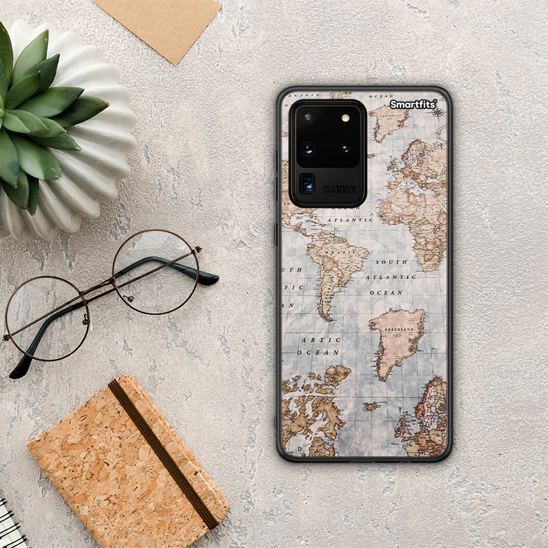 World Map - Samsung Galaxy S20 Ultra Case