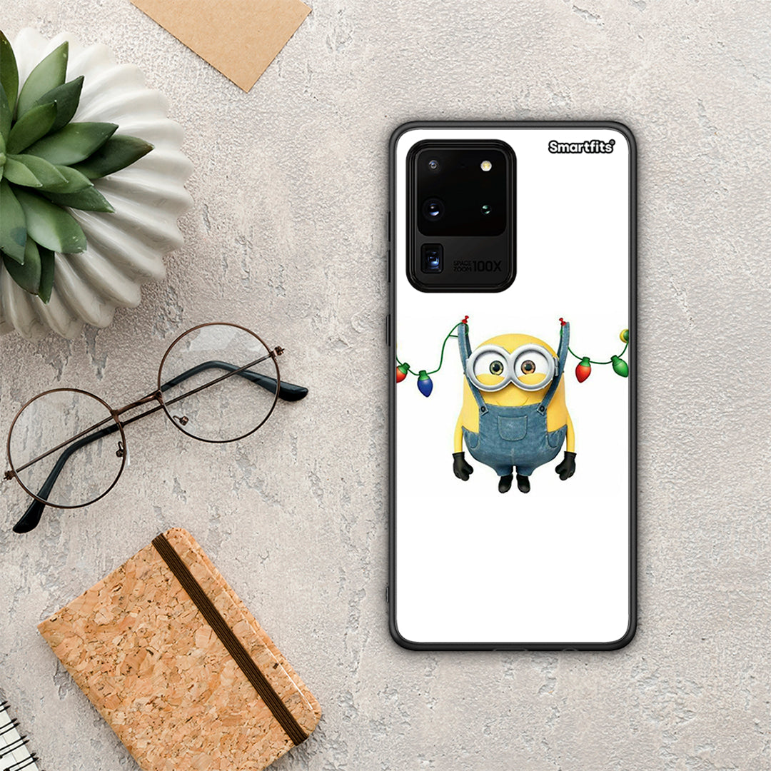 Xmas Minion Lights - Samsung Galaxy S20 Ultra case