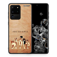Thumbnail for Θήκη Samsung S20 Ultra You Go Girl από τη Smartfits με σχέδιο στο πίσω μέρος και μαύρο περίβλημα | Samsung S20 Ultra You Go Girl case with colorful back and black bezels