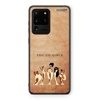 Thumbnail for Samsung S20 Ultra You Go Girl θήκη από τη Smartfits με σχέδιο στο πίσω μέρος και μαύρο περίβλημα | Smartphone case with colorful back and black bezels by Smartfits