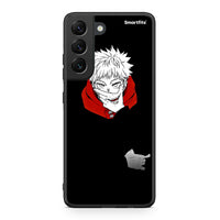 Thumbnail for Samsung S22 Itadori Anime θήκη από τη Smartfits με σχέδιο στο πίσω μέρος και μαύρο περίβλημα | Smartphone case with colorful back and black bezels by Smartfits