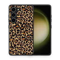 Thumbnail for Θήκη Samsung Galaxy S23 Animal Leopard από τη Smartfits με σχέδιο στο πίσω μέρος και μαύρο περίβλημα | Samsung Galaxy S23 Animal Leopard Case with Colorful Back and Black Bezels