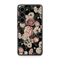 Thumbnail for Θήκη Samsung Galaxy S23 Flower Wild Roses από τη Smartfits με σχέδιο στο πίσω μέρος και μαύρο περίβλημα | Samsung Galaxy S23 Flower Wild Roses Case with Colorful Back and Black Bezels