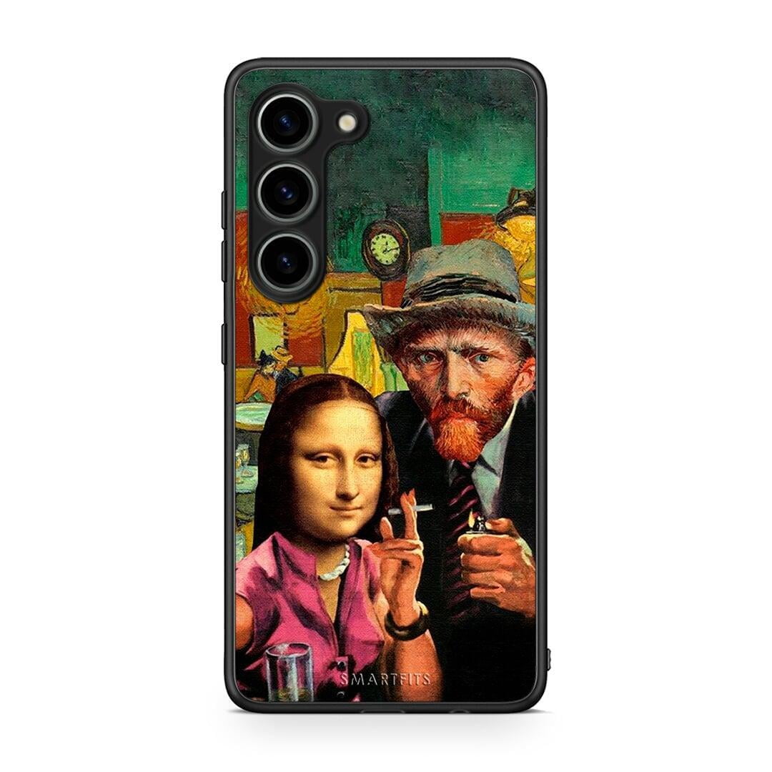 Θήκη Samsung Galaxy S23 Funny Art από τη Smartfits με σχέδιο στο πίσω μέρος και μαύρο περίβλημα | Samsung Galaxy S23 Funny Art Case with Colorful Back and Black Bezels