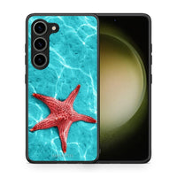 Thumbnail for Θήκη Samsung Galaxy S23 Red Starfish από τη Smartfits με σχέδιο στο πίσω μέρος και μαύρο περίβλημα | Samsung Galaxy S23 Red Starfish Case with Colorful Back and Black Bezels